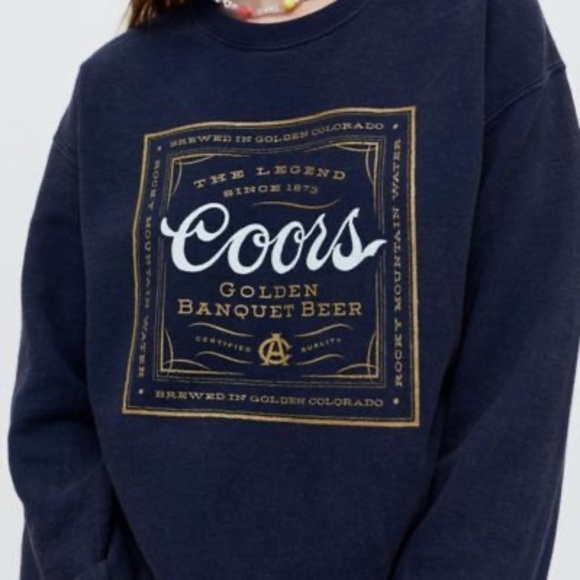 Coors Banquet Crewneck Sweater - Picture 1 of 4